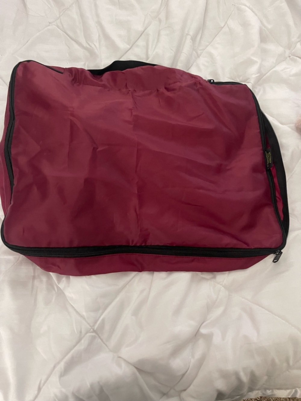 Maroon Travel Packing Cube Set